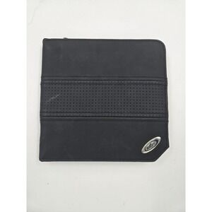 Intec Game Cartridge Storage Case Black Faux Leather Zip Binder for DS Games